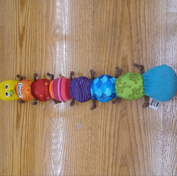 ✓Tomy 24" Lamaze fun Caterpillar Jingle Squeak Rattle Baby Toy Stuffed Plush - Picture 4 of 12